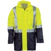 DNC RAIN JACKET  HI VIS TWO TONE WITH 3M TAPE