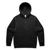 AS COLOUR MENS RELAX HALF ZIP HOOD