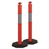 BOLLARD ORANGE HI VIS AND BASE 6KG