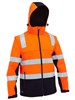 BISLEY TAPED TWO TONE HI VIS 3 IN 1 SOFT SHELL JACKET