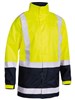 BISLEY TAPED HI VIS RECYCLED RAIN SHELL JACKET