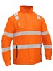 BISLEY TAPED HI VIS HEATED JACKET WITH HOOD