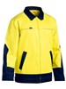 BISLEY HI VIS DRILL JACKET WITH LIQUID REPELLENT FINISH