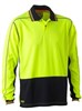 BISLEY HI VIS LONG SLEEVE POLO