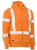 BISLEY TAPED HI VIS FLEECE HOODIE