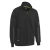 BISLEY WORK FLEECE 14 ZIP PULLOVER WITH SHERPA LINING