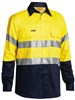 BISLEY SHIRT 2 TONE HI VIS LONG SLEEVE W TAPE