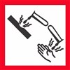 DANGEROUS GOODS GHS DECAL CORROSIVE SIGN