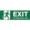 EXIT FOR EMERGENCY EXIT ONLY SIGN 