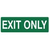EXIT ONYL SIGN
