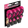 LINQ PINK RATCHET TIEDOWN 25MM x 5M WITH S HOOK PACK  4