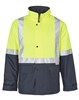 AIW HI VIS TWO TONE RAIN PROOF JACKET WITH QUILT LINING