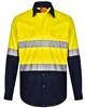AIW UNISEX TAPED HI VIS COOL BREEZE SAFETY LS SHIRT
