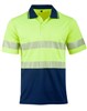 AIW UNISEX HI VIS COOLDRY SEGMENTED SS POLO