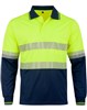 AIW UNISEX HI VIS COOLDRY SEGMENTED LS POLO