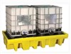 SPILL STATION DOUBLE IBC BUNDED PALLET WGRATE