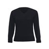 ECO MERINO DETAILED VEE PULLOVER WOMENS
