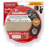 DIABLO 125MM 320GRIT ORBITAL SANDNET DISCS 10PACK