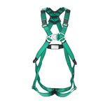 MSA VFORM SAFETY HARNESS W SHOULDER LOOPS  FRONT QUICK CONNECT BUCKLE MEDIUM