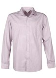 AUSSIE PACIFIC MENS HENLEY STRIPED LONG SLEEVE SHIRT