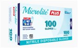 MICROLITE PLUS NITRILE DISPOSABLE GLOVE BOX100