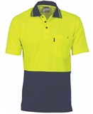 DNC COTTON BACK HI VIS SHORT SLEEVE POLO