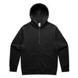 AS COLOUR MENS RELAX HALF ZIP HOOD