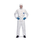 DUPONT TYVEK WHITE 500 CLASSIC XPERT HOODED COVERALL LARGE