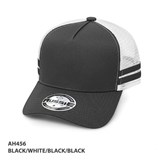 GRACE COLLECTION AFRAME STRIPED TRUCKER CAP