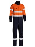 BISLEY TENCATE TECASAFE PLUS 700 TAPED HI VIS FR VENTED COVERALL