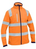 BISLEY TAPED HI VIS SOFT SHELL JACKET