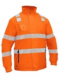 BISLEY TAPED HI VIS HEATED JACKET WITH HOOD