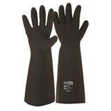 PROCHOICE BLACK KNIGHTPROCHOICE  46CM RUBBER GLOVES PACK12