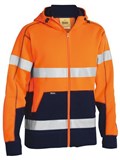 BISLEY TAPED HI VIS FLEECE HOODIE