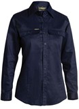 BISLEY LADIES DRILL LONG SLEEVE SHIRT