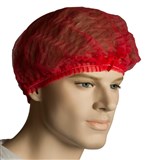 BASTION HAIRNET CRIMPED RED CTN1000