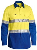 BISLEY HI VIS LWEIGHT DRILL SHIRT WTAPE