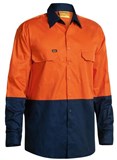 BISLEY LS 2 TONE LWEIGHT DRILL SHIRT