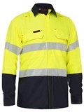 BISLEY APEX 185 TAPED HI VIS RIPSTOP FR SHIRT