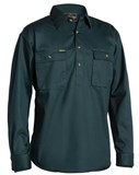 BISLEY LONG SLEEVES CLOSED FRONT DRILL SHIRT