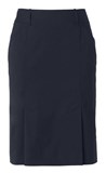 NNT POLY VISCOSE STRETCH TWILL PLEAT STRAIGHT SKIRT