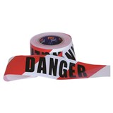 TAPE BARRICADE DANGER 100M ROLL x 75MM