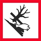 DANGEROUS GOODS GHS DECAL ENVIROMENTAL HAZARD SIGN