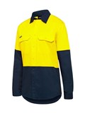 KING GEE BASIC VENTED SPLICED DRILL SHIRT LONG SLEEVE