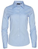 BENCHMARK WOMENS CVC OXFORD LONG SLEEVE SHIRT
