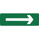 EXIT RIGHT ARROW SIGN