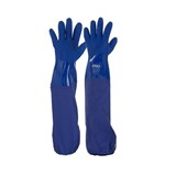 PROCHOICE 60CM BLUE PVC GLOVE PACK12