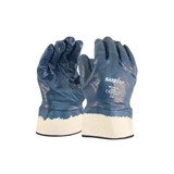 NITRILE BLUE SAFETY CUFF GLOVE