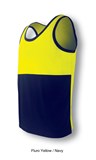 BOCINI UNISEX HI VIS POLYFACECOTTON BACK SINGLET