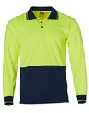 AIW HI VIS COOLDRY LONG SLEEVE POLO